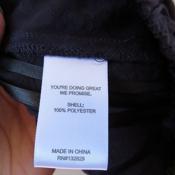 LPA Revolve Womens Small Paz High Waist Navy Blue Jacquard Animal Print Pants - Picture 13 of 16